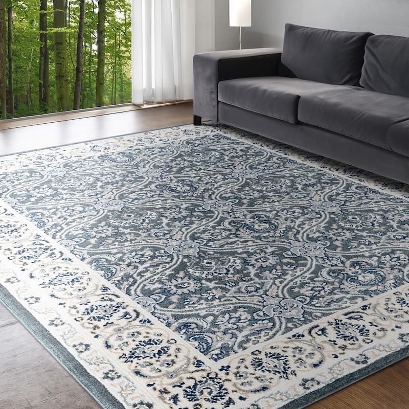Carrington Traditional Border Indoor Area Rug