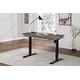 preview thumbnail 1 of 15, Farmhouse Electric Sit/Stand Desk, Height Adjustable Table, Blue 48"W x 30"-45"H x 24"D - Dusty Blue