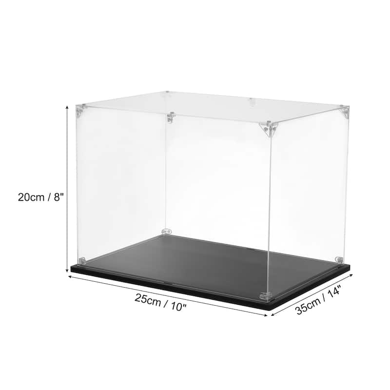 Acrylic Display Case, for Displaying Collectibles, Dolls, Model Car - 10"x14"x8"