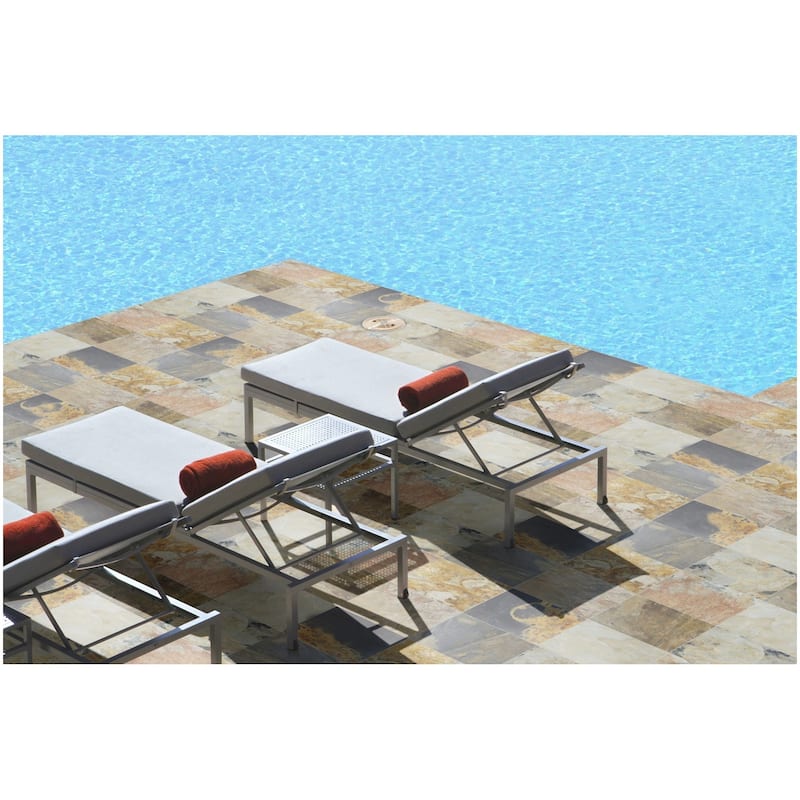 Ackland AKTLT12X12G-CA 12" x 12" Stone Solid Floor and Wall Tile -