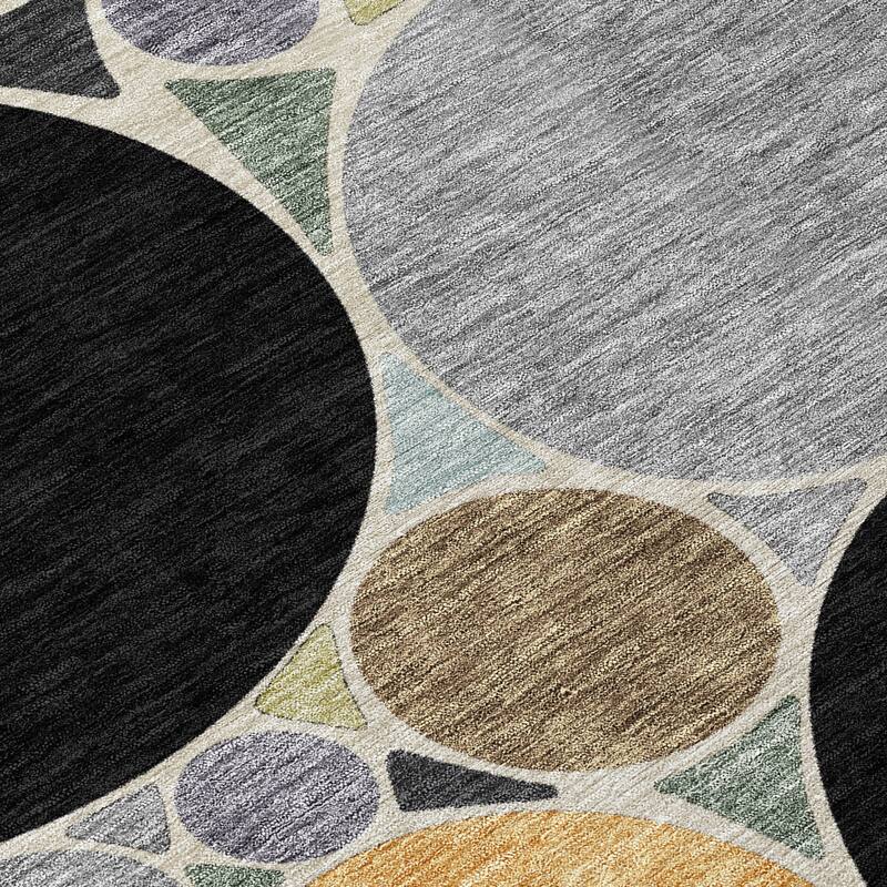 Machine Washable Indoor/ Outdoor Contemporary Rowan Chantille Rug