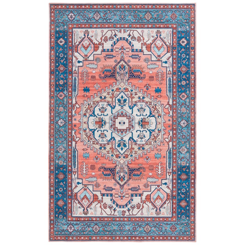 SAFAVIEH Arizona Celsina Machine Washable Slip Resistant Vintage Oriental