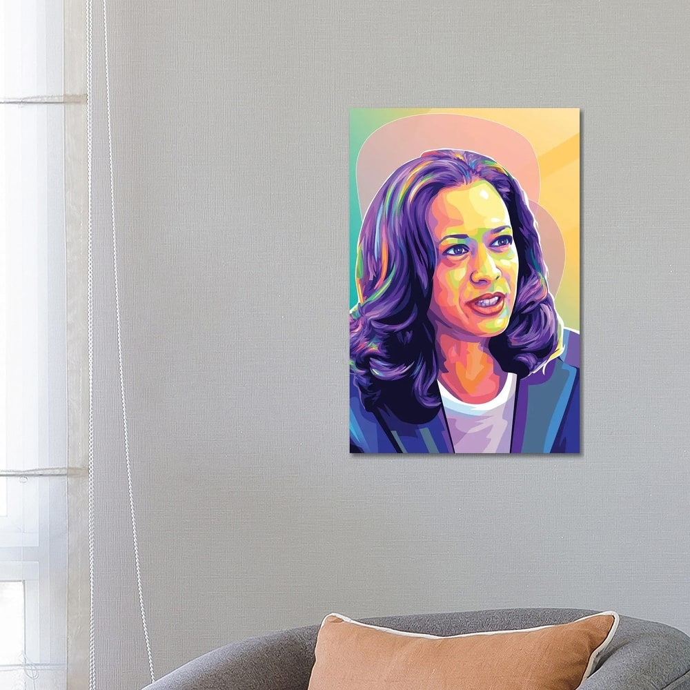 iCanvas "Kamala Harris II" by Dayat Banggai Canvas Print