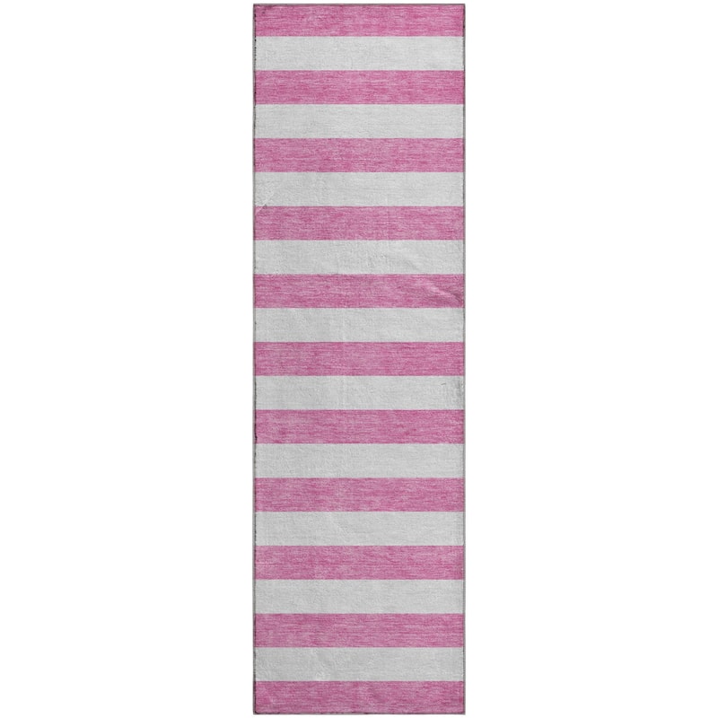Premium Washable Super Soft Cabana Stripe Mayfield Rug