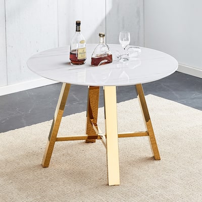 Modern Multi Functional Table with 300lb Capacity and 10 Min Assembly for Be Used for Living Room Office and Small Spaces