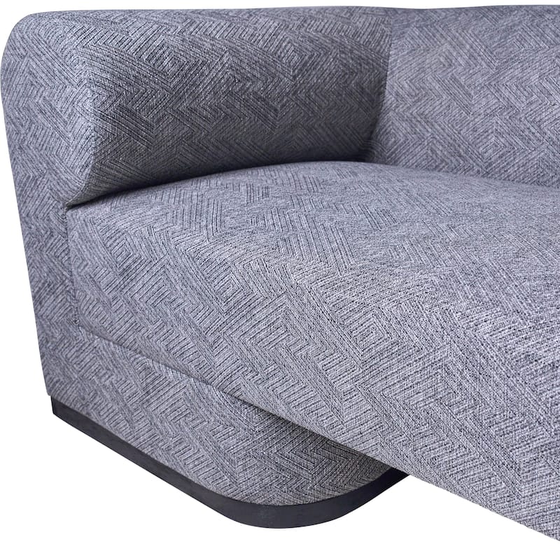 Sagebrook Home Modern Upholstered Sofa - 97" x 35" x 29"