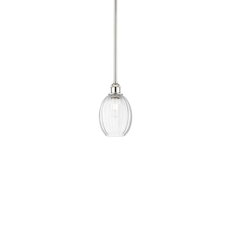 Innovations Lighting 616-1S-11-7 Preston Pendant Preston 7" Wide Mini - Polished Nickel / Clear