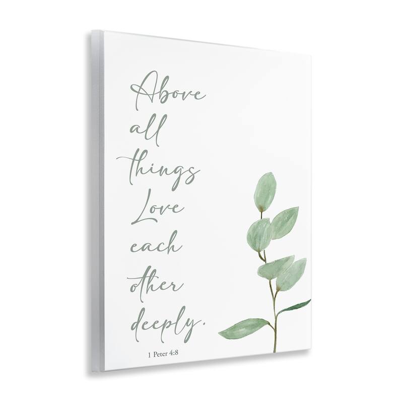 Stupell Love Each Other Deeply Wall Plaque Art Design By Lucille Price