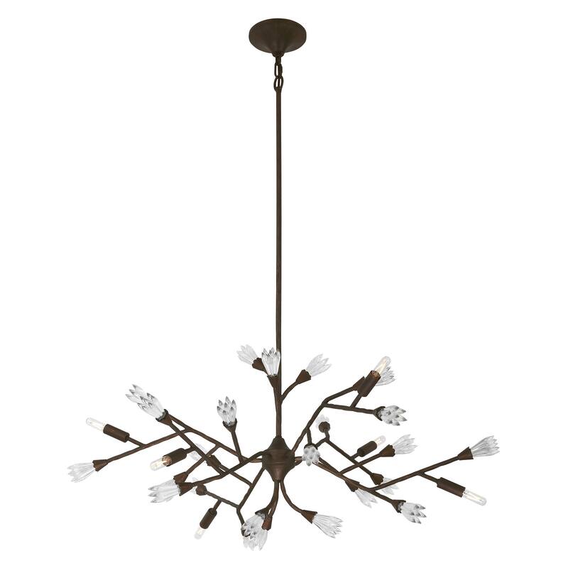 Savoy House 1-2168-6 Malinda 6 Light 41" Wide Abstract Chandelier