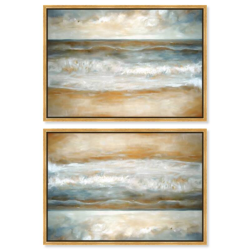 Pulse of the Storm I Canvas by Art Remedy - 16" x 16" - Silver