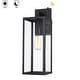 preview thumbnail 30 of 50, 2-pack 13" H 1-Light Black Outdoor wall Lantern(Dusk to Dawn could be chosen)