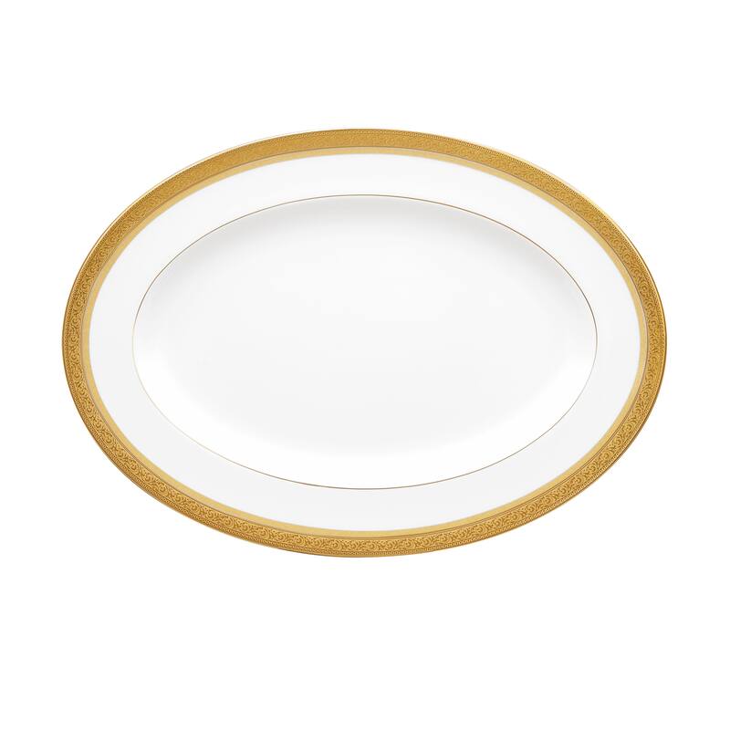 Summit Gold Oval Platter, 14"