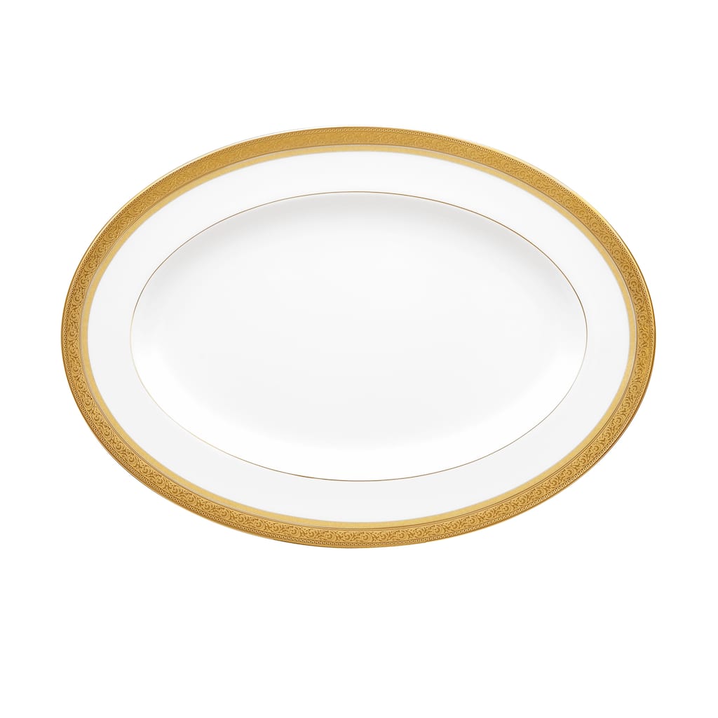 Summit Gold Oval Platter, 14"