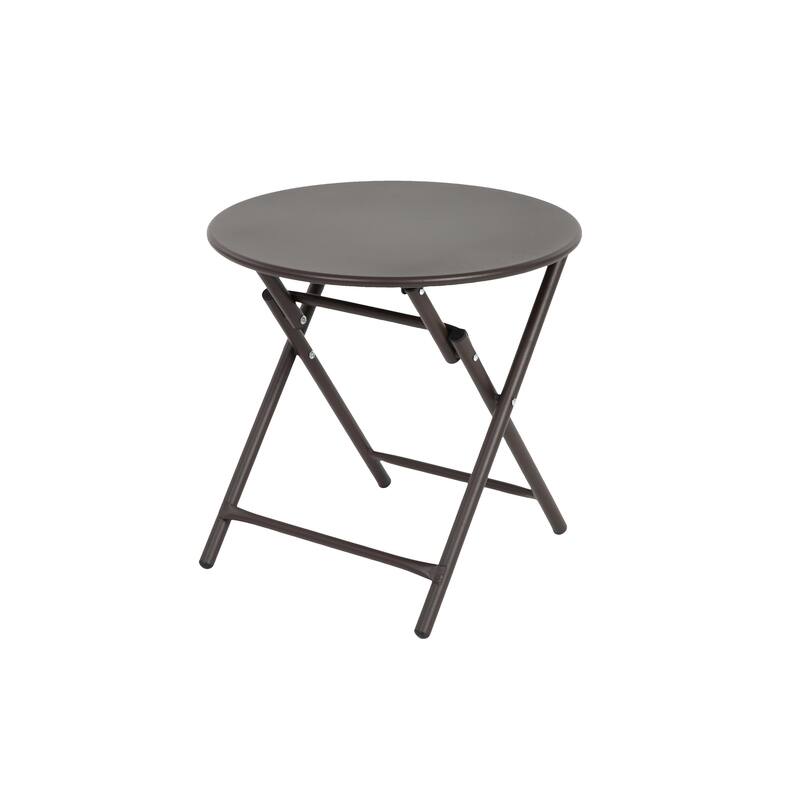 Outdoor Table Chairs Set of 3 with 2 Camping Chairs & Folding Table