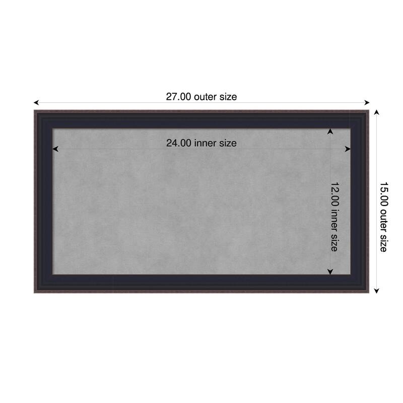 Amanti Art Havana Black Bronze Framed - 27 x 15 in