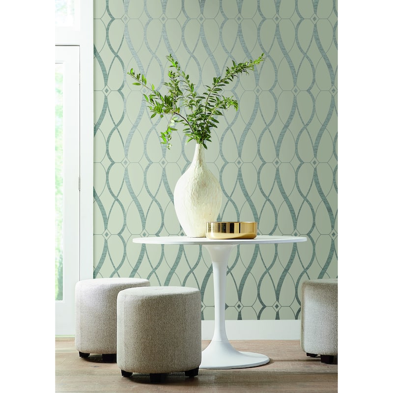 Fontaine, Graceful Geo 26.9' L X 27" W, Wallpaper Roll