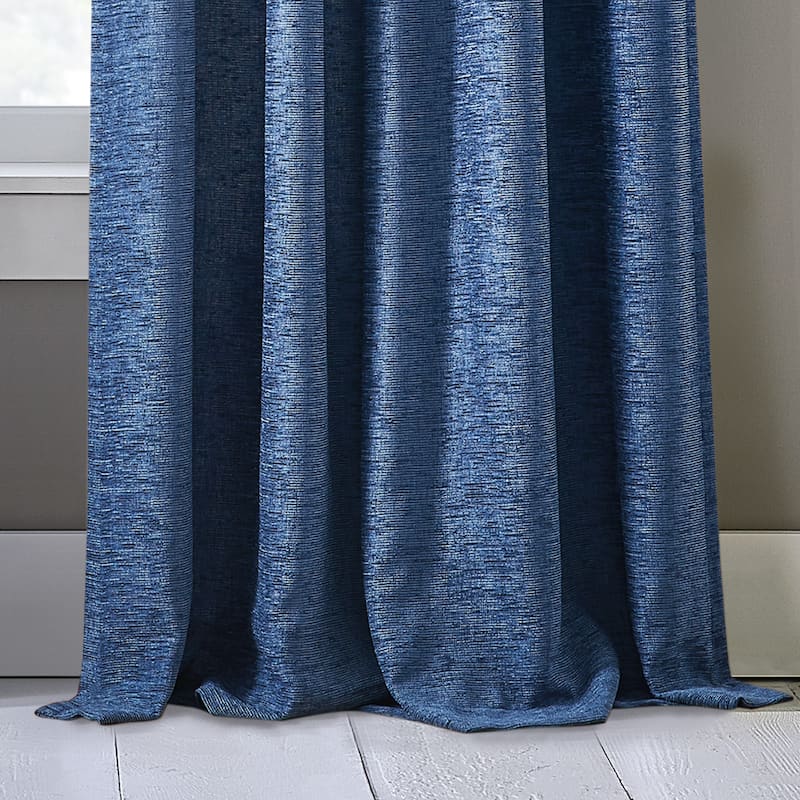 DKNY Boucle Chenille Window Curtain Panel Pair