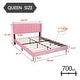 preview thumbnail 25 of 145, Alazyhome Upholstered Platform Bed Frame
