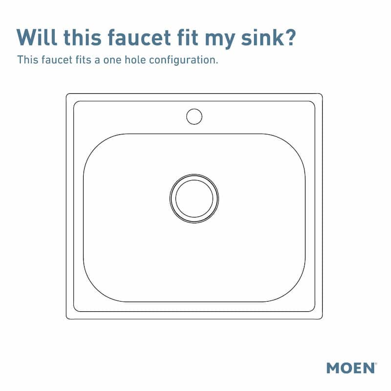 Moen 7822 Cia 1.5 GPM Pre-Rinse Semi-Professional Pull Down Kitchen