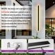 preview thumbnail 15 of 31, 1-Light Modern Linear Strip Integrated LED IP65 Waterproof Indoor/ Outdoor Wall Light