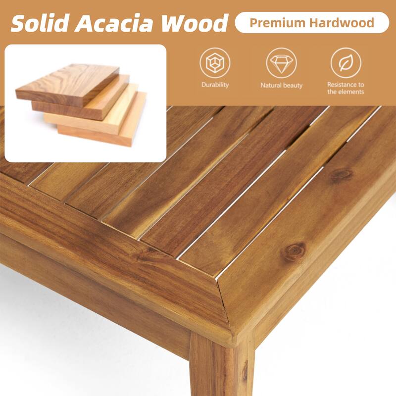 Grenada Outdoor Acacia Sectional Sofa Set by Christopher Knight Home