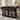 65" Drop Leaf Kitchen Island with Storage, Rolling Island Cart on Wheels with Arched Glass Doors, Power Outlet, 4 Drawers