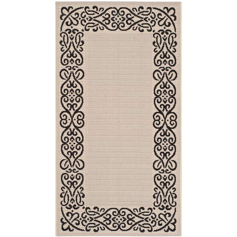 SAFAVIEH Courtyard Marylou Waterproof Patio Backyard Rug