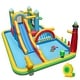 preview thumbnail 10 of 8, Gymax Inflatable Water Park w/Ocean Balls Climbing Wall Ball Pit Toss - Multicolor