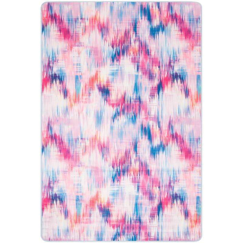 SAFAVIEH Daytona Machine Washable Slip Resistant Lehti Graphic Abstract