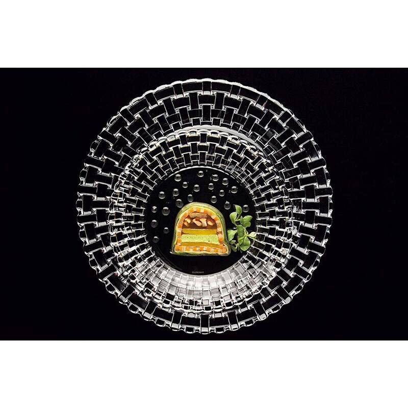 Nachtmann Set of 2 Bossa Nova Crystal Plates