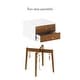preview thumbnail 44 of 82, Nathan James Harper 2-Drawer Mid-Century Side Table