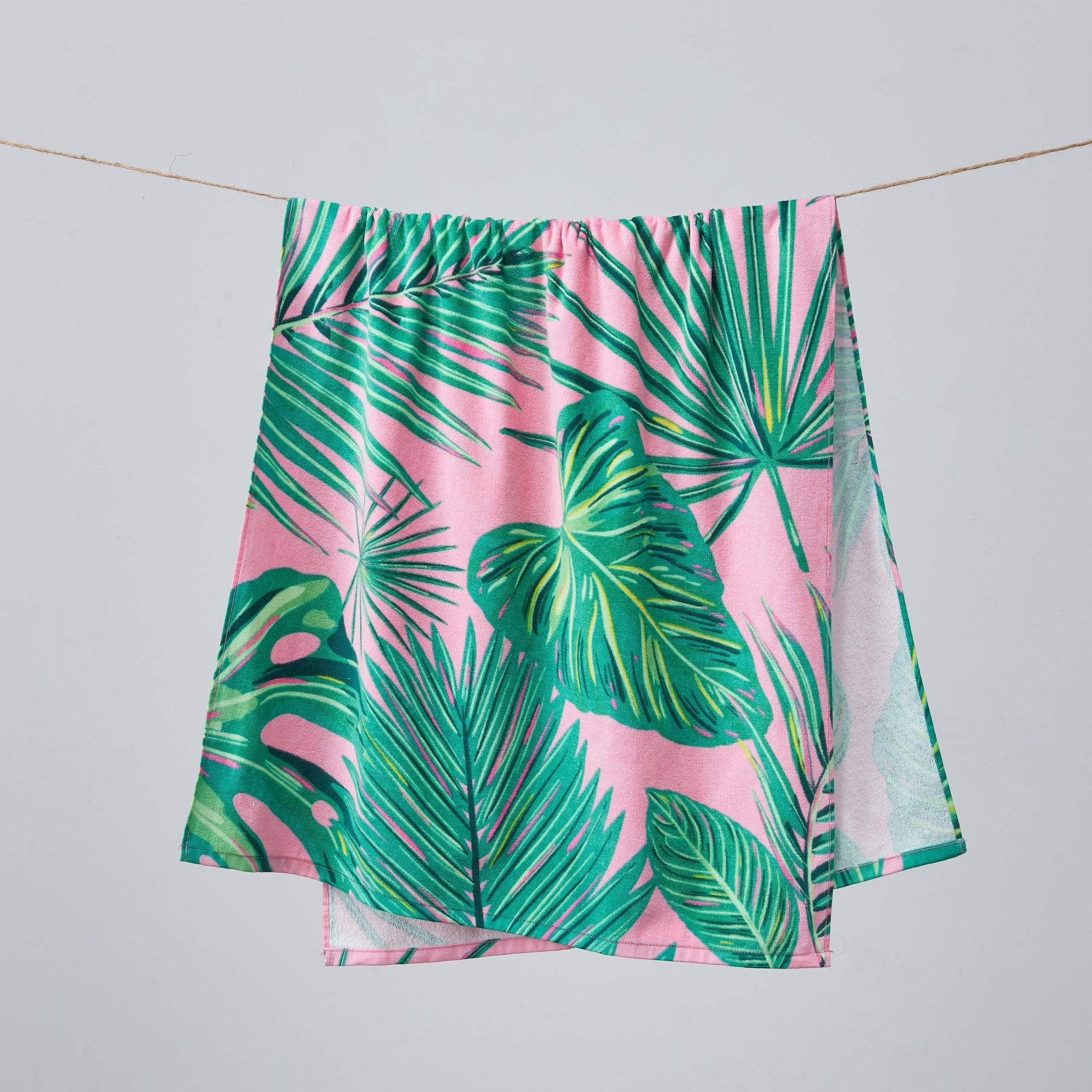 Linery & Co. 100% Cotton Printed Beach Towel for Kids, 30" x 60"