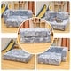 preview thumbnail 30 of 30, Grondin Kids Modular Loveseat with Ottoman, Convertible Sofa Bed with Sherpa Upholstered and Density Sponge Padding