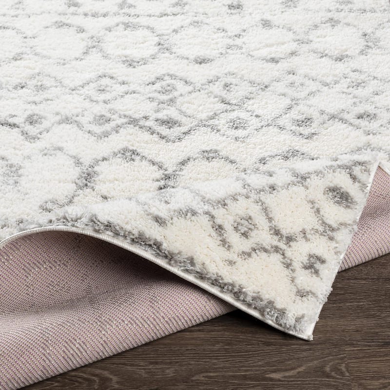 Livabliss Aliyah Shag Moroccan Tribal Area Rug
