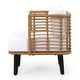 preview thumbnail 10 of 10, Nic Outdoor Wicker Club Chairs w/ Water-resistant Cushions (Set of 2) by Christopher Knight Home