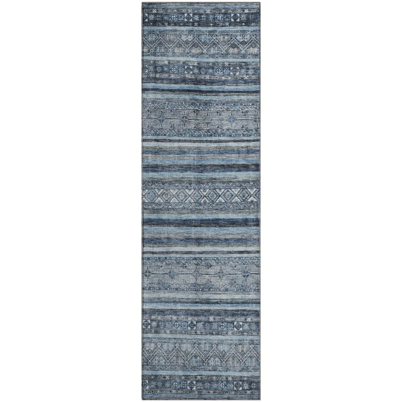 Premium Washable Super Soft Global Stripes Mayfield Rug
