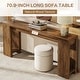 preview thumbnail 12 of 38, Farmhouse Wood 70.9 Inches Extra Long Console Table for Living Room, Hallway