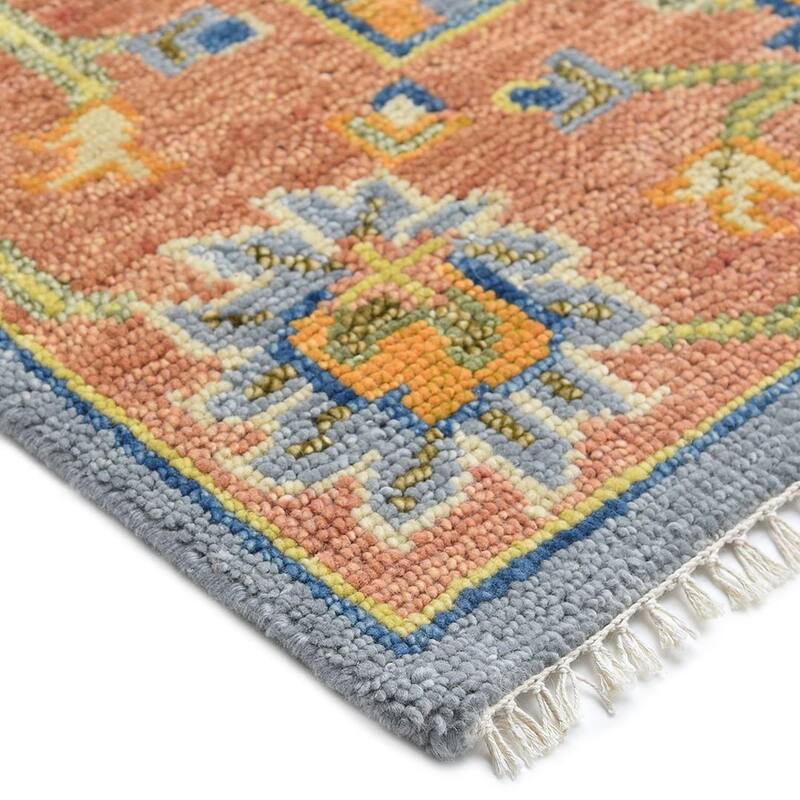 Overton Handmade Modern Contemporary Floral Area Rug