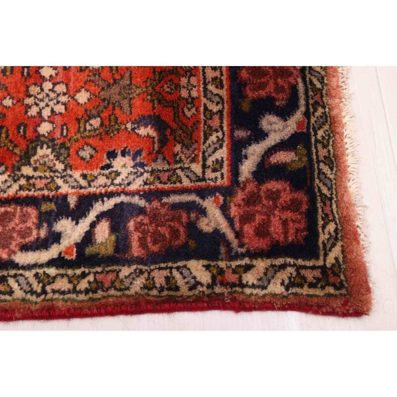 ECARPETGALLERY Hand-knotted Andelz Dark Copper Wool Rug - 2'5 x 9'2