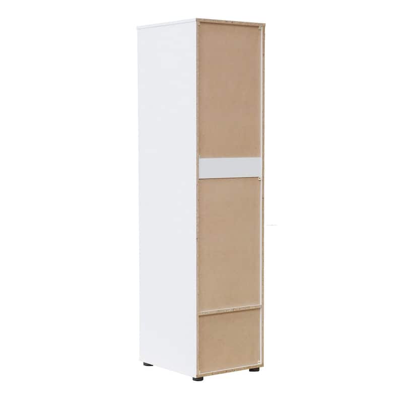 Wardrobe Armoire Storage Closet, White
