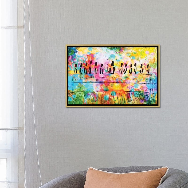 iCanvas "Last Supper" by Ivan Guaderrama Framed Canvas Print