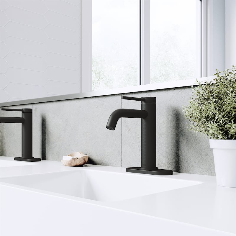VIGO Madison 8" H Single Handle Single Hole Bathroom Faucet