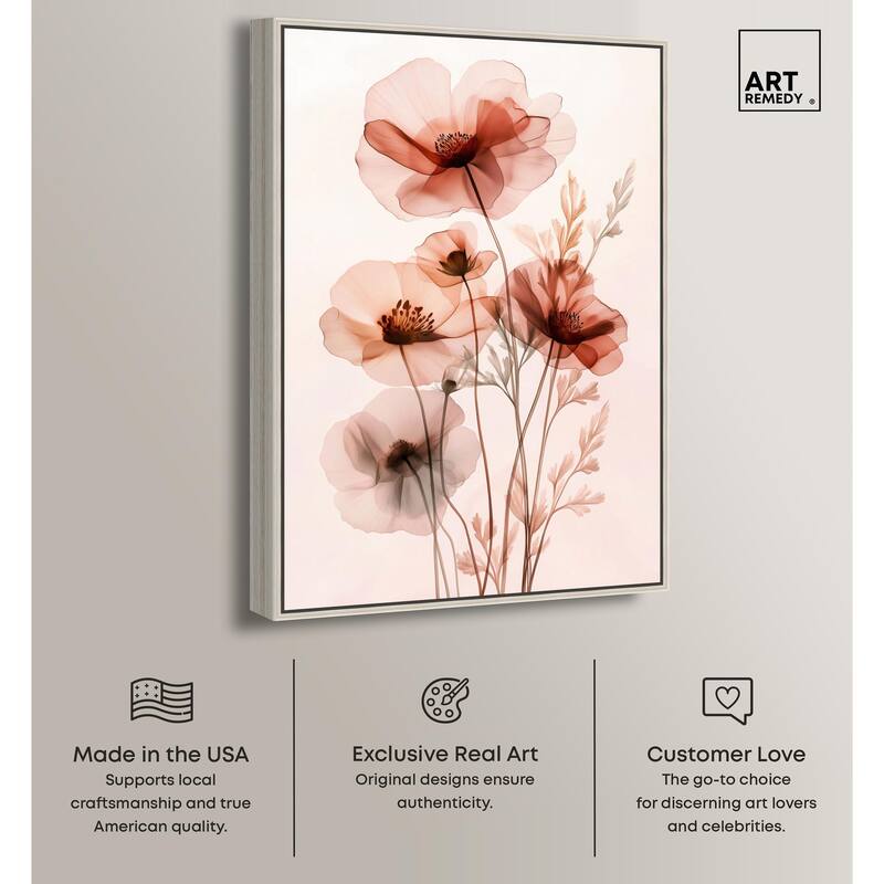 Petal Dye I Canvas by Art Remedy