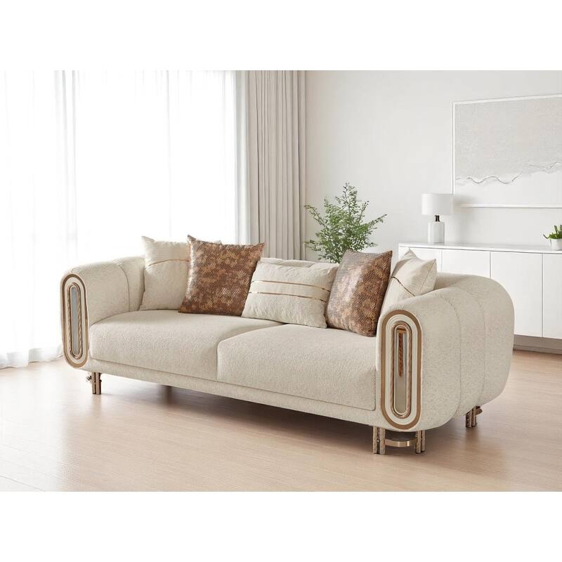 Vespera 3 Pieces Living Room Sets 2 Sofa 1 Chair