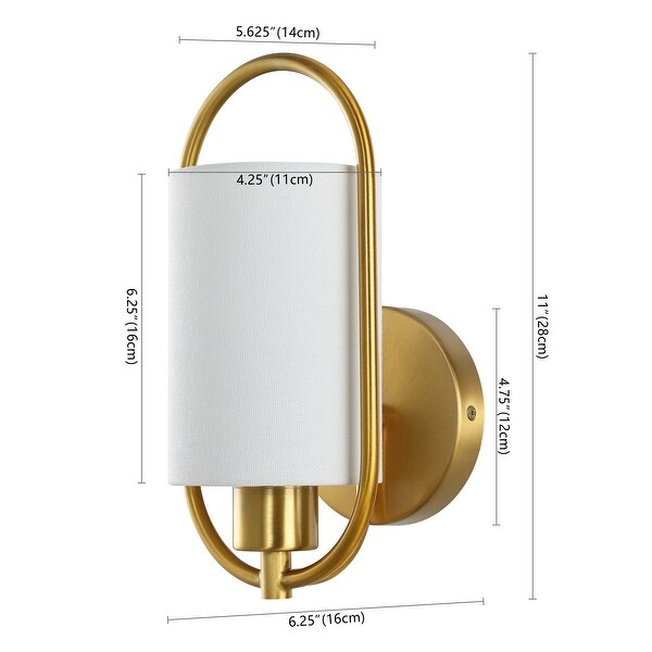 Safavieh Haldea Wall Sconce Brass