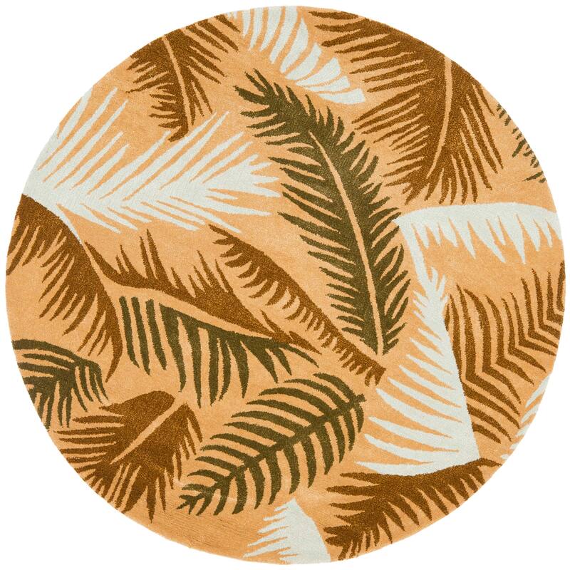 SAFAVIEH Handmade Soho Voinea N.Z. Wool Fern Rug
