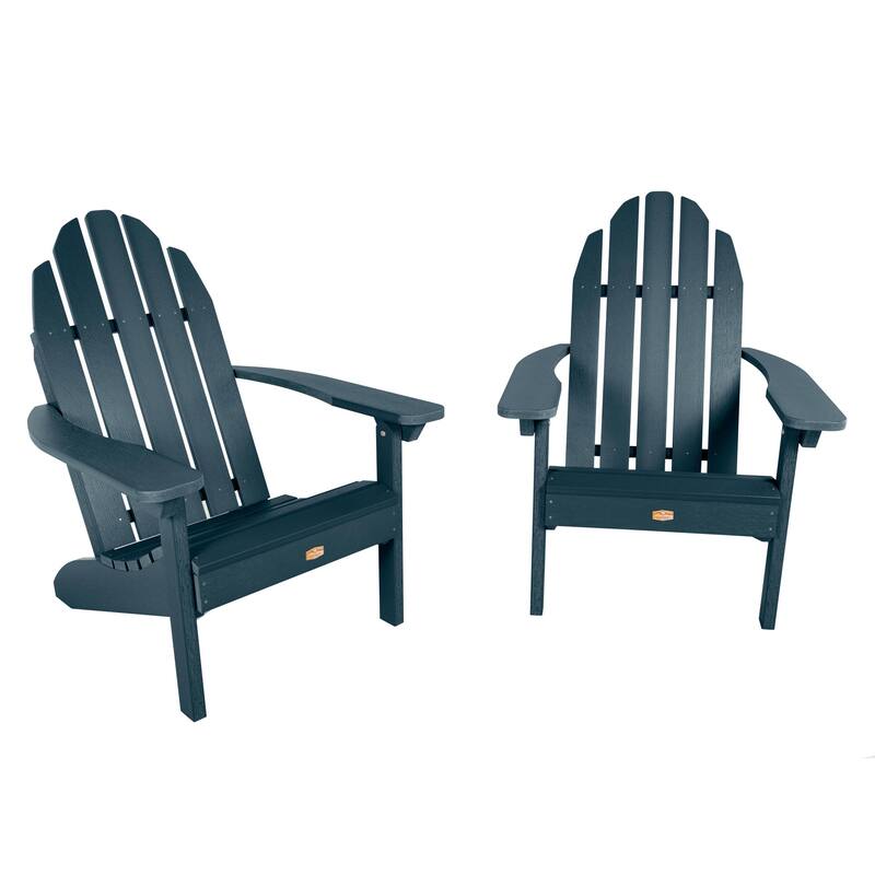 HIGHWOOD Essential Set of 2 Adirondack Chairs - Federal Blue
