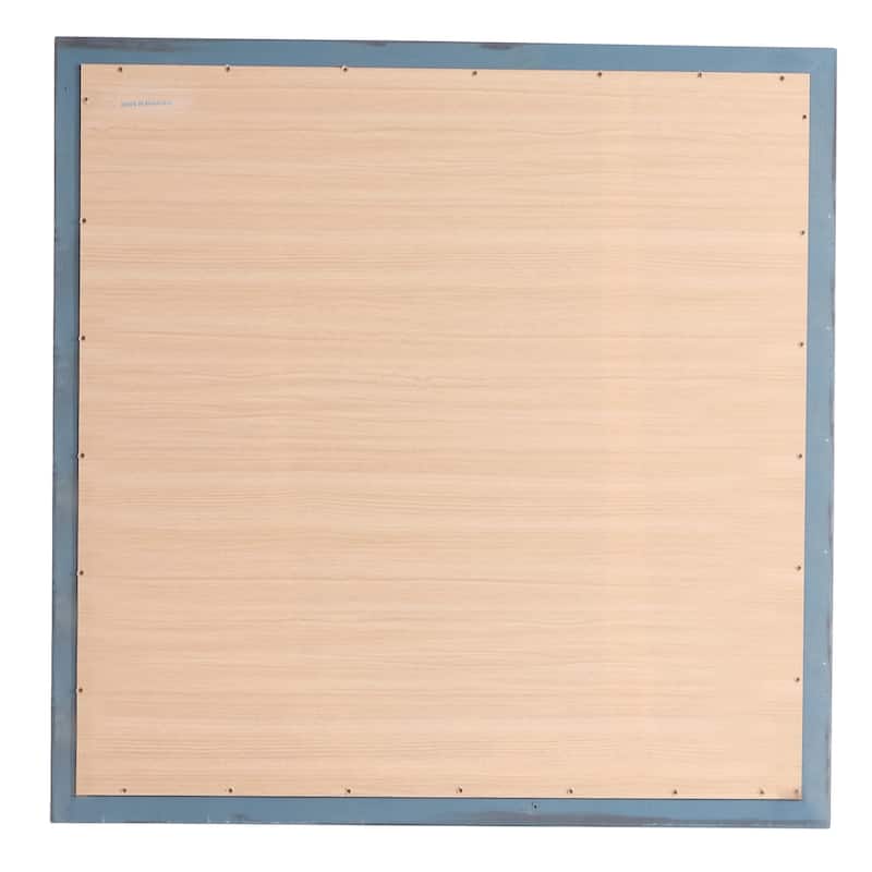LYKE Home Anabelle Teal Mirror - 38"H X 38"W X 1"D