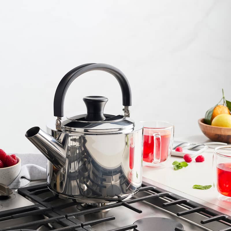 Demeyere Resto 4.7-qt Stainless Steel Tea Kettle