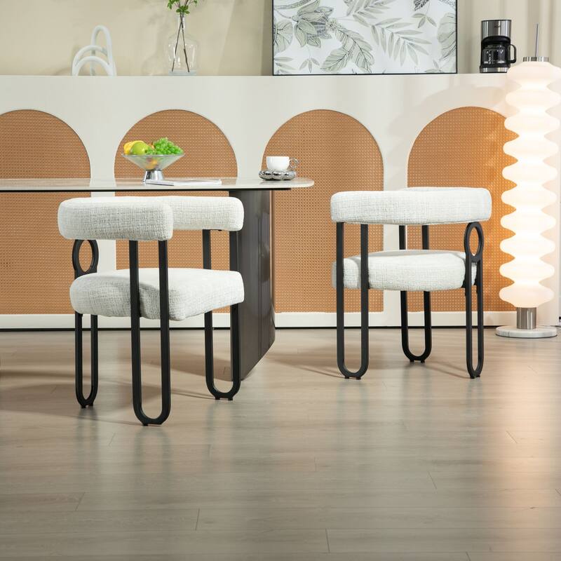 Mid Century Style Dining Chair Set of 2